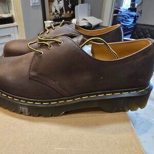 Doc Dr Martens 1461 BEX Crazy Horse Leather Oxfords Shoes MENS SIZE 12 27899201